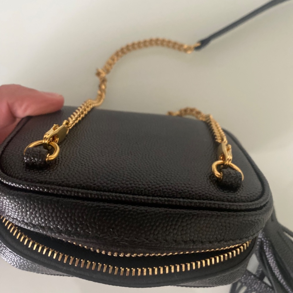 YSL Saint Laurent Baby Lou Camera Bag Black Gold Chain | Authentic - Picture 6 of 6